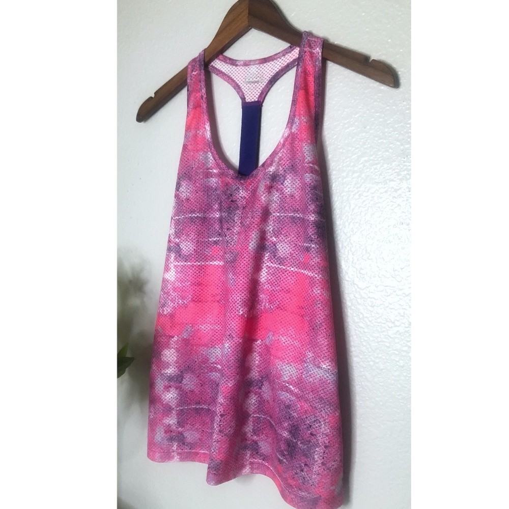 BCG Tru-Wick Purple and Pink Athleisure Tank Top - Picture 3 of 7